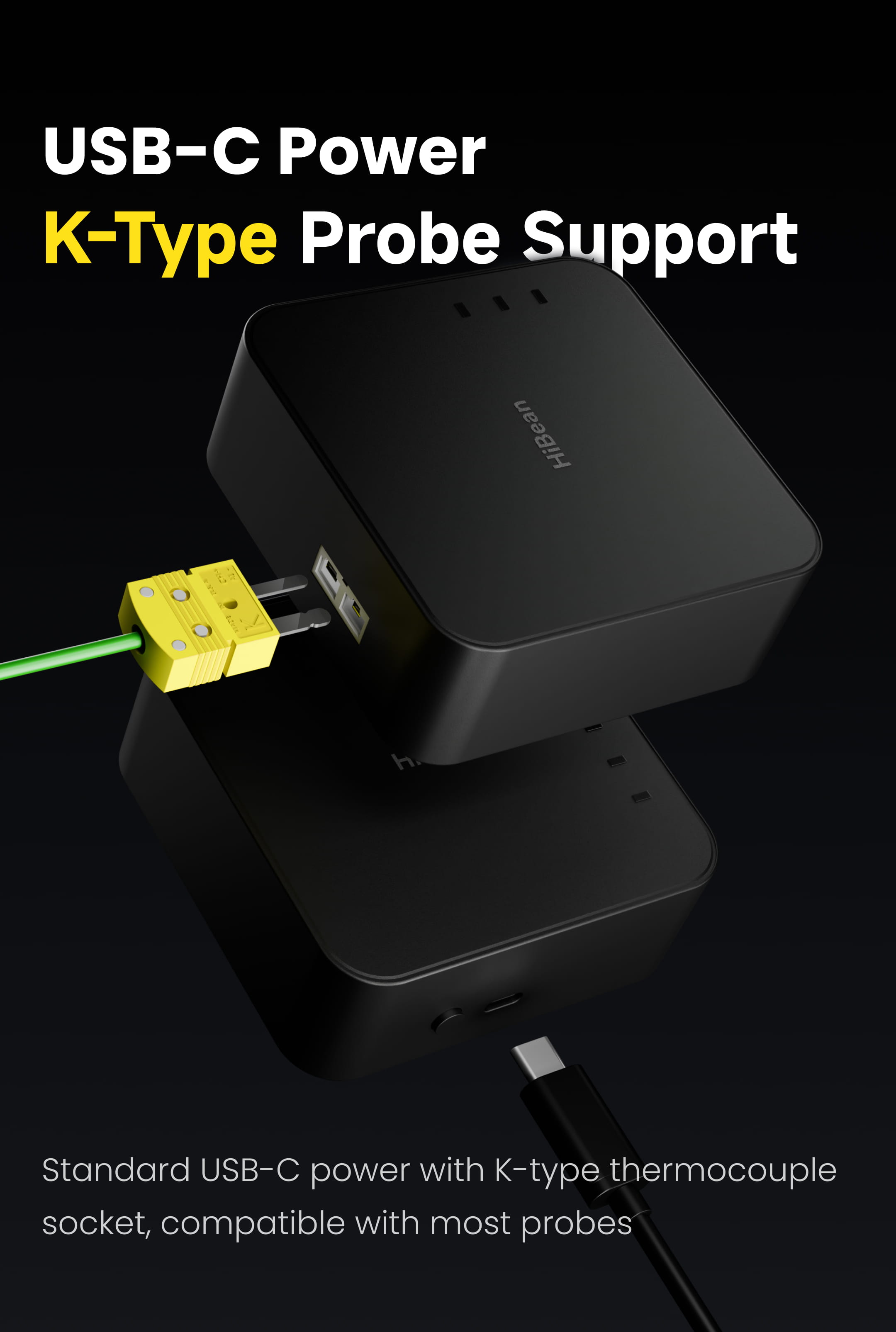 HiBean Arc K-type thermocouple Bluetooth temperature measurement module